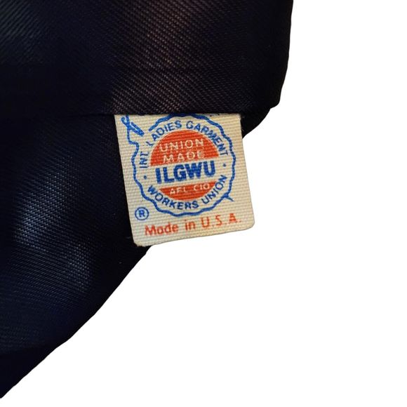 Vintage Villager Blazer Womens Size 12 Brown Multi Union Made Rich Wool Blend - Picture 6 of 7